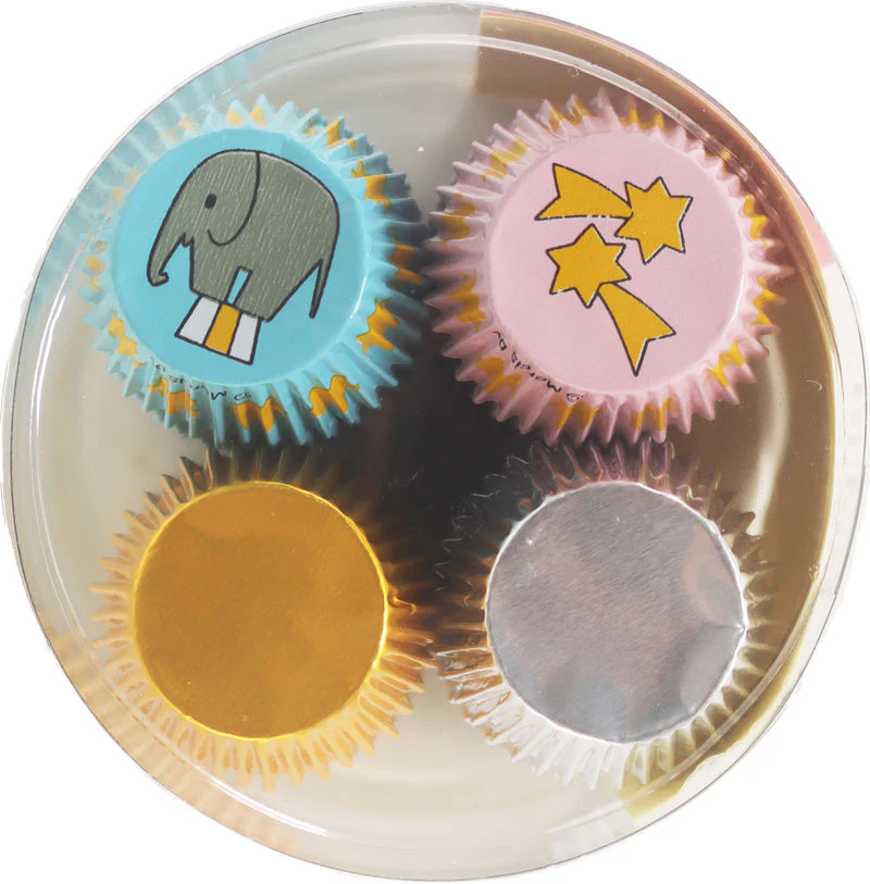 round aluminium candy cup random design 200pc (#56421) - Image 8