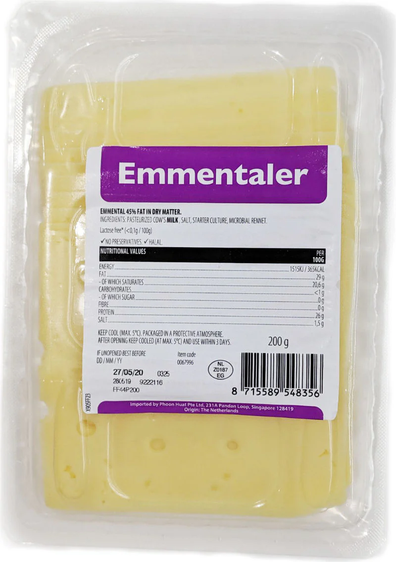 emmental cheese natural slices 200g (#67996) - Image 4